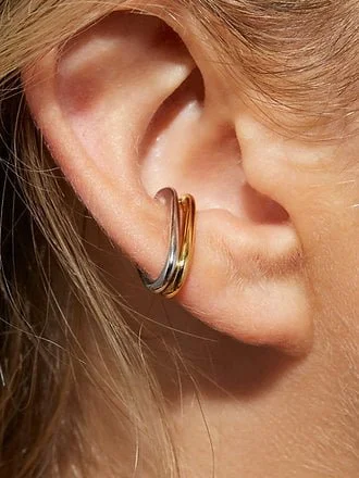 925 Sterling Silver Cuff Earrings