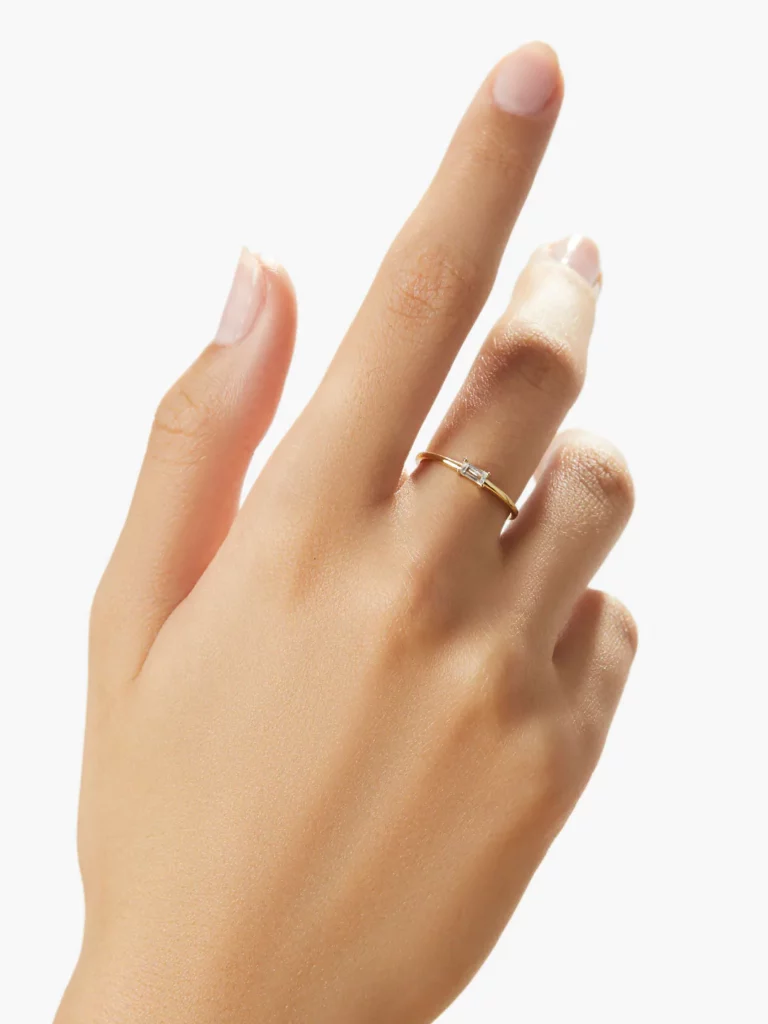 Swarish Jewels Paisley Ring