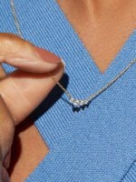Sallie Diamond Silver Necklace