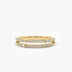 Micro Pave Statement Silver Ring