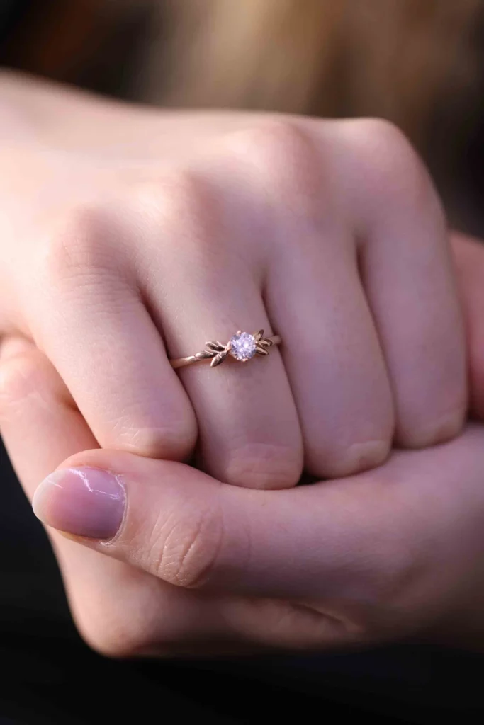 CZ Diamond Silver Ring
