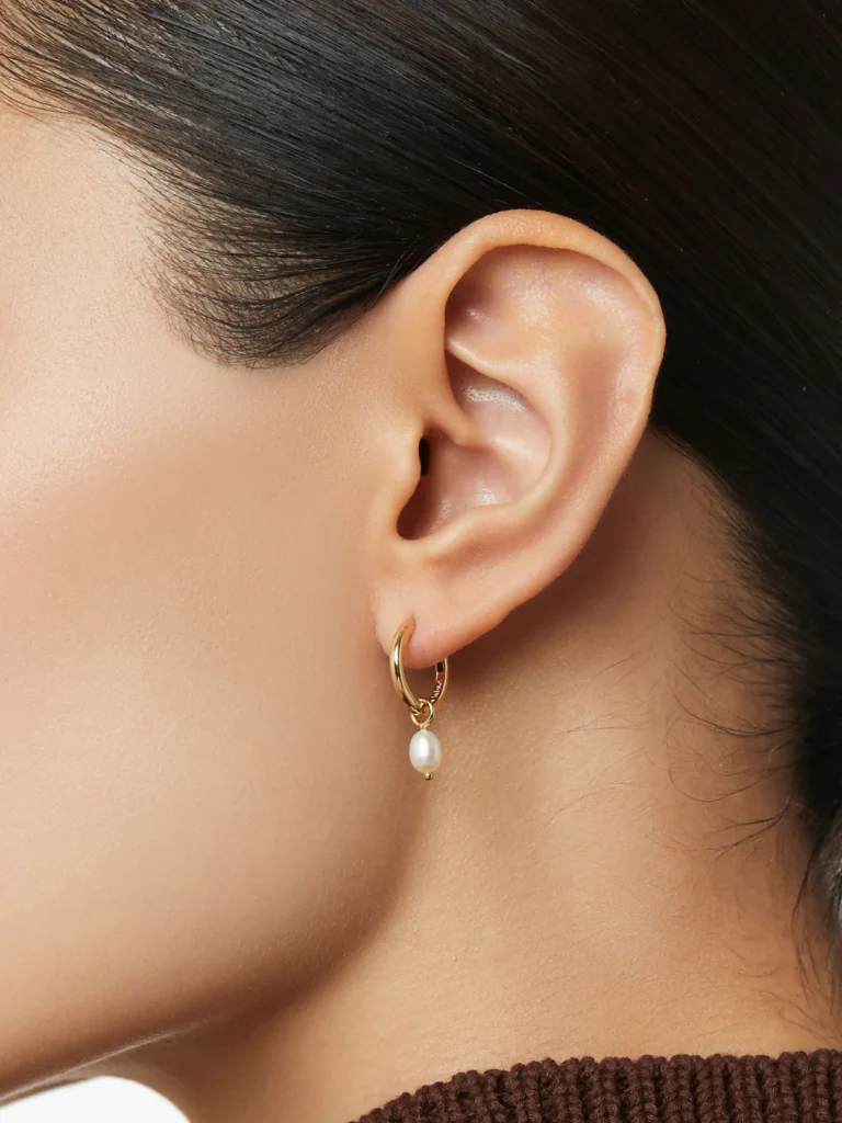 Frida Silver Hoops