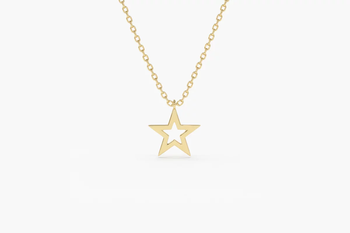 Silver Star Necklace