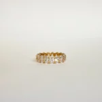 Swarish Jewels Alannah Diamond Silver Ring