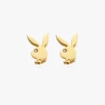 Mini Cz Playboy Silver Stud