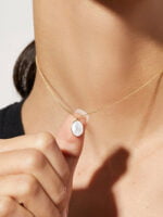 925 Sterling Silver Mother Of Pearl Pendant