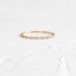 Upon a Star Stacking Ring Diamond Silver Ring