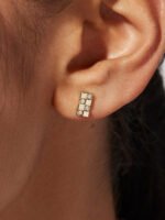 925 Sterling Silver Bar Stud Earrings