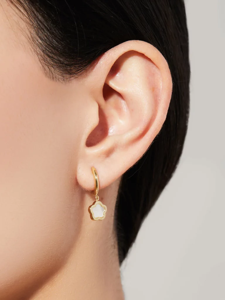Blisse Mother Of Pearl Hoops