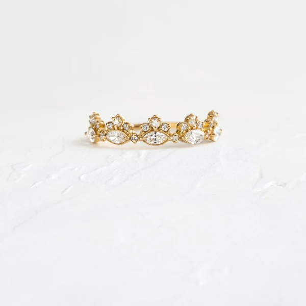 Diamond Chantilly Silver Ring
