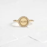 Emblem Signet Silver Ring
