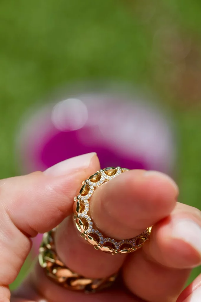 Holy Stone Silver Eternity Ring