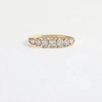 Swarish Jewels Diamond Perspective Silver Band