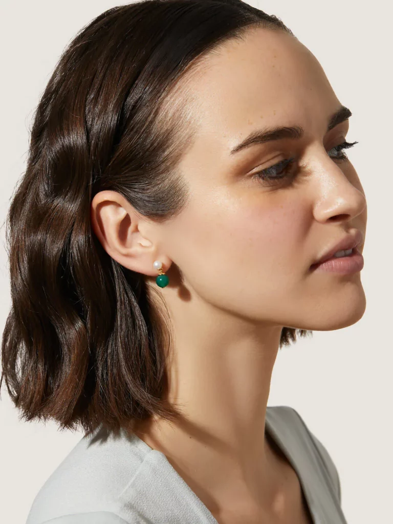 Milan Green Earrings