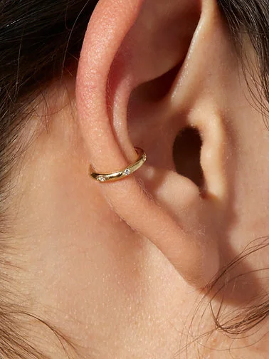 925 Sterling Silver Celestial Ear Cuff