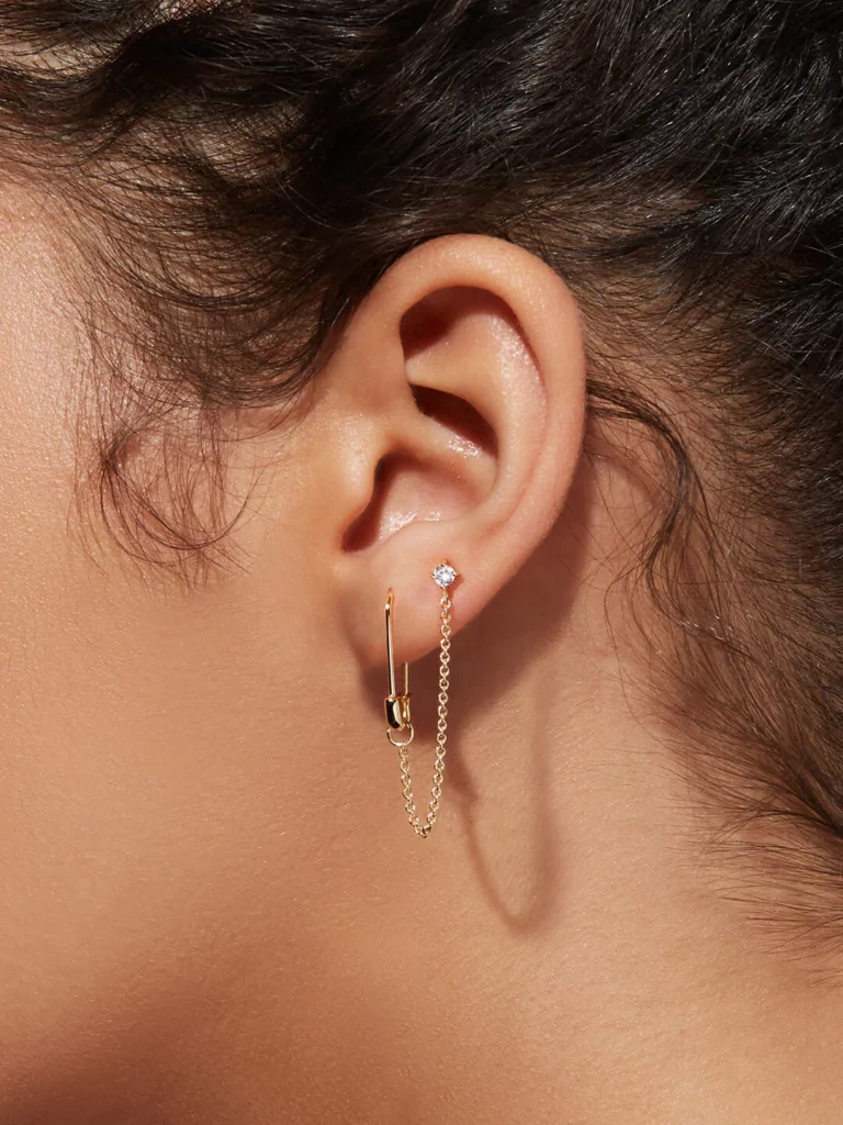 Sia Link Silver Earrings