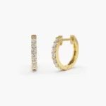 Diamond Hoop Earrings