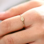 Evil Eye Diamond Silver Ring
