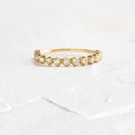 Many Moons Stacking Ring Diamond Silver Ring