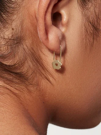 925 Sterling Silver Safety Pin Earrings