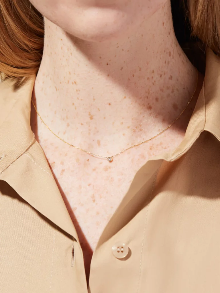 Diamond Solitaire Necklace