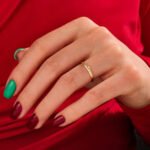Diamond Minimal Star Pave Band Ring