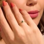Basic Emerald Silver Ring