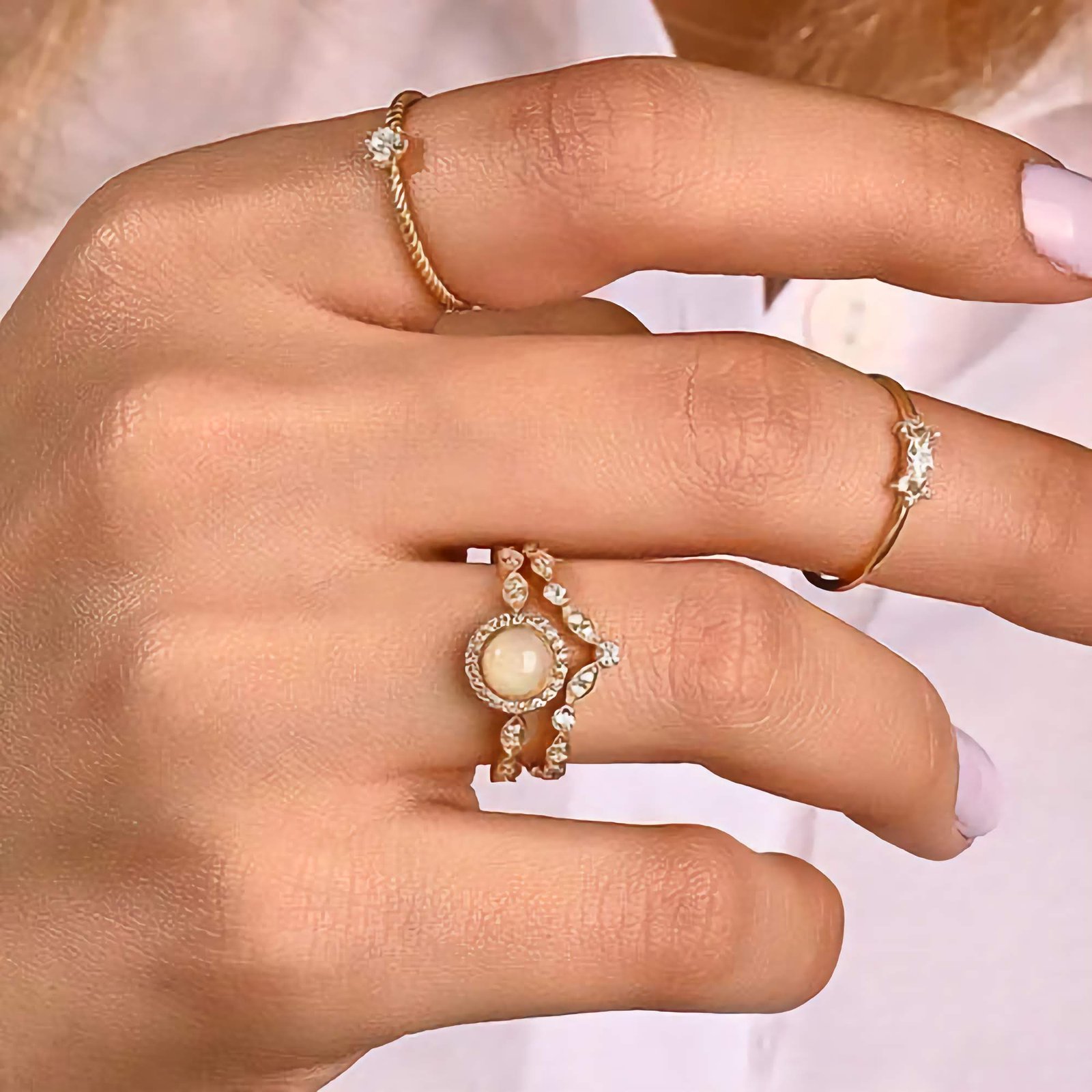 Swarish-Jewels-Art-Deco-Curve-Silver-Ring-_-Curved-Wedding-Band-_-Vintage-Stacking-Ring-Women-_-Unique-Nesting-Ring-_-Pave-Cz-Contour-Ring-edited (6)