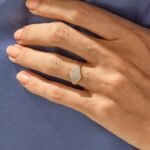 Flat Pave Signet Ring