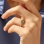 Bezel Baguette Signet Ring