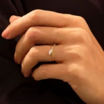 Crossover Engagement Ring Wome