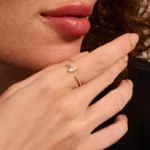 Open Marquise Silver Ring