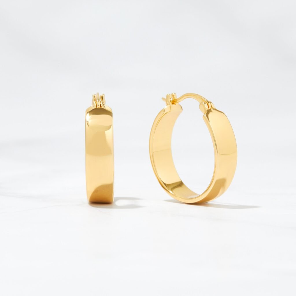 18mm Chunky Hoop Earrings
