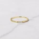 3 Stone CZ Ring