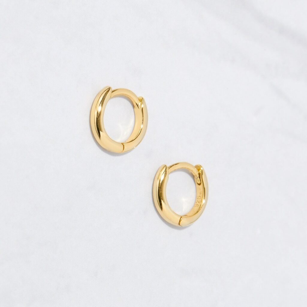 6mm Plain Huggie Hoops