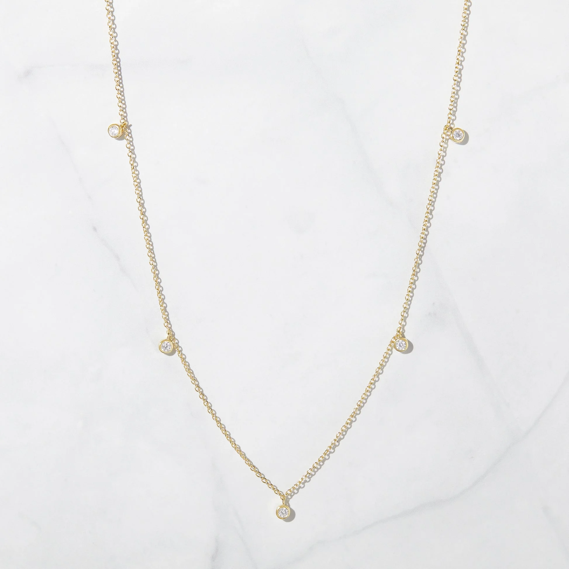 Swarish Jewels Bezel Charm Necklace - Image 3