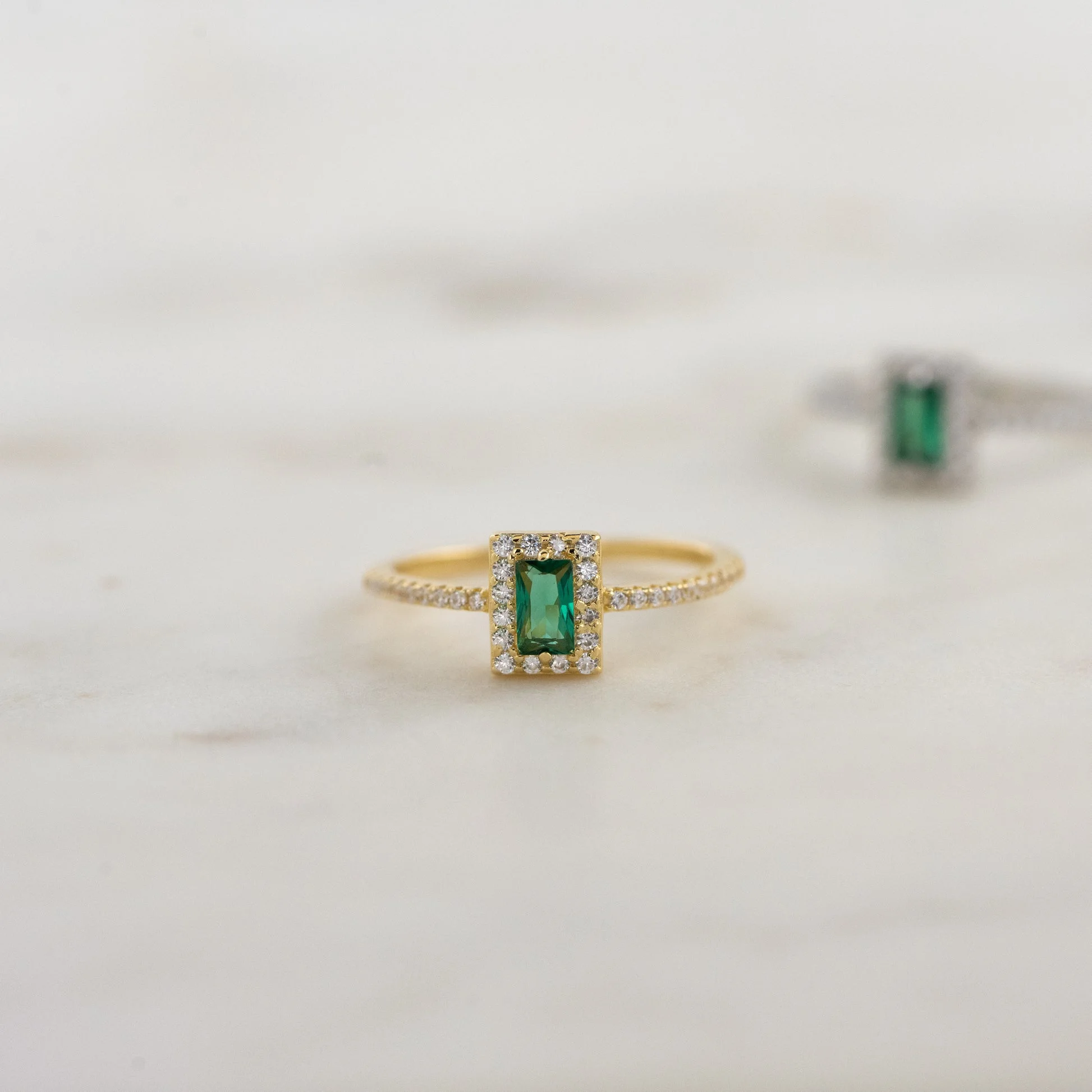 Swarish Jewels Emerald CZ Ring - Image 5