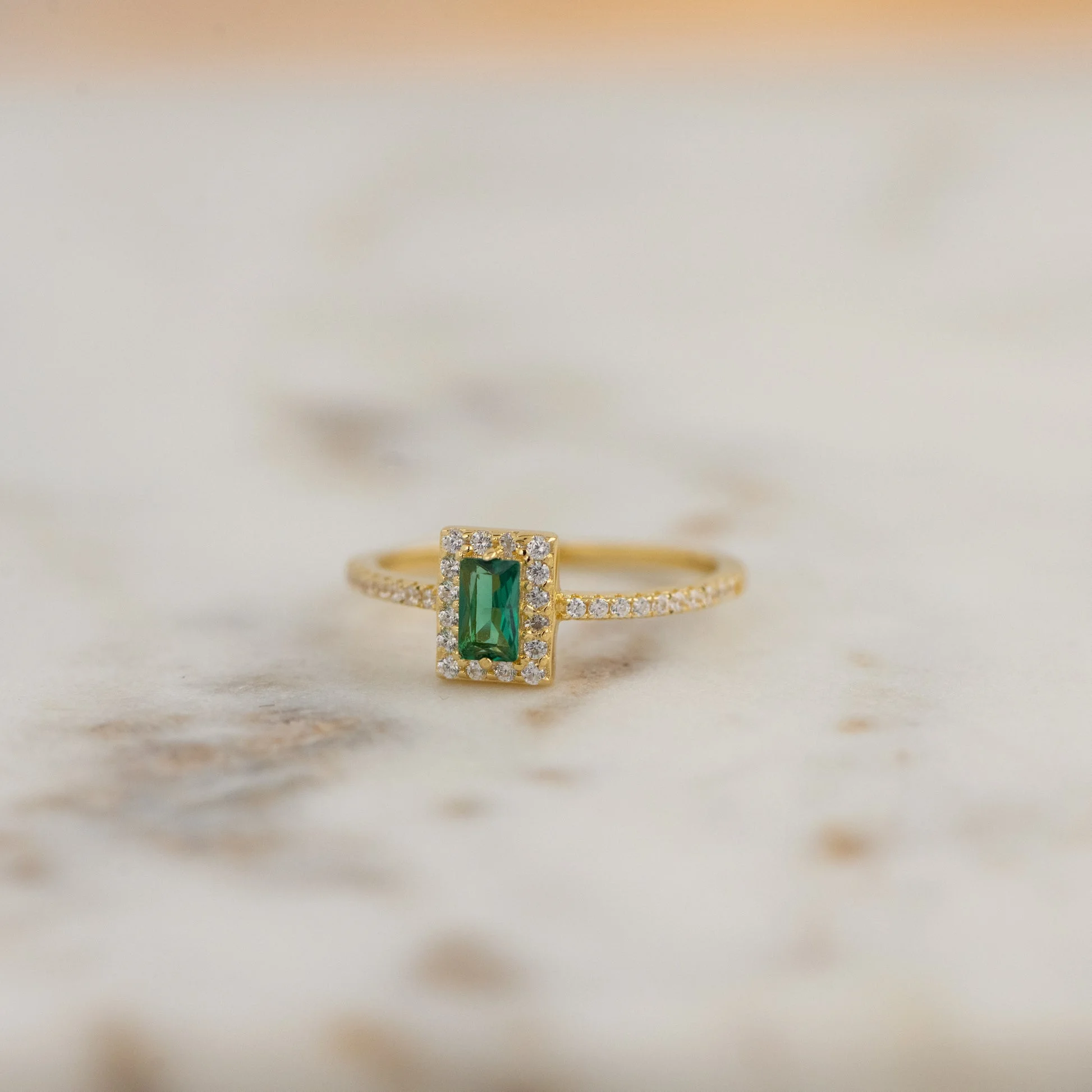 Swarish Jewels Emerald CZ Ring - Image 3