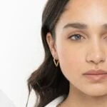Swarish Jewels Geometric Hoop Earrings - Image 6