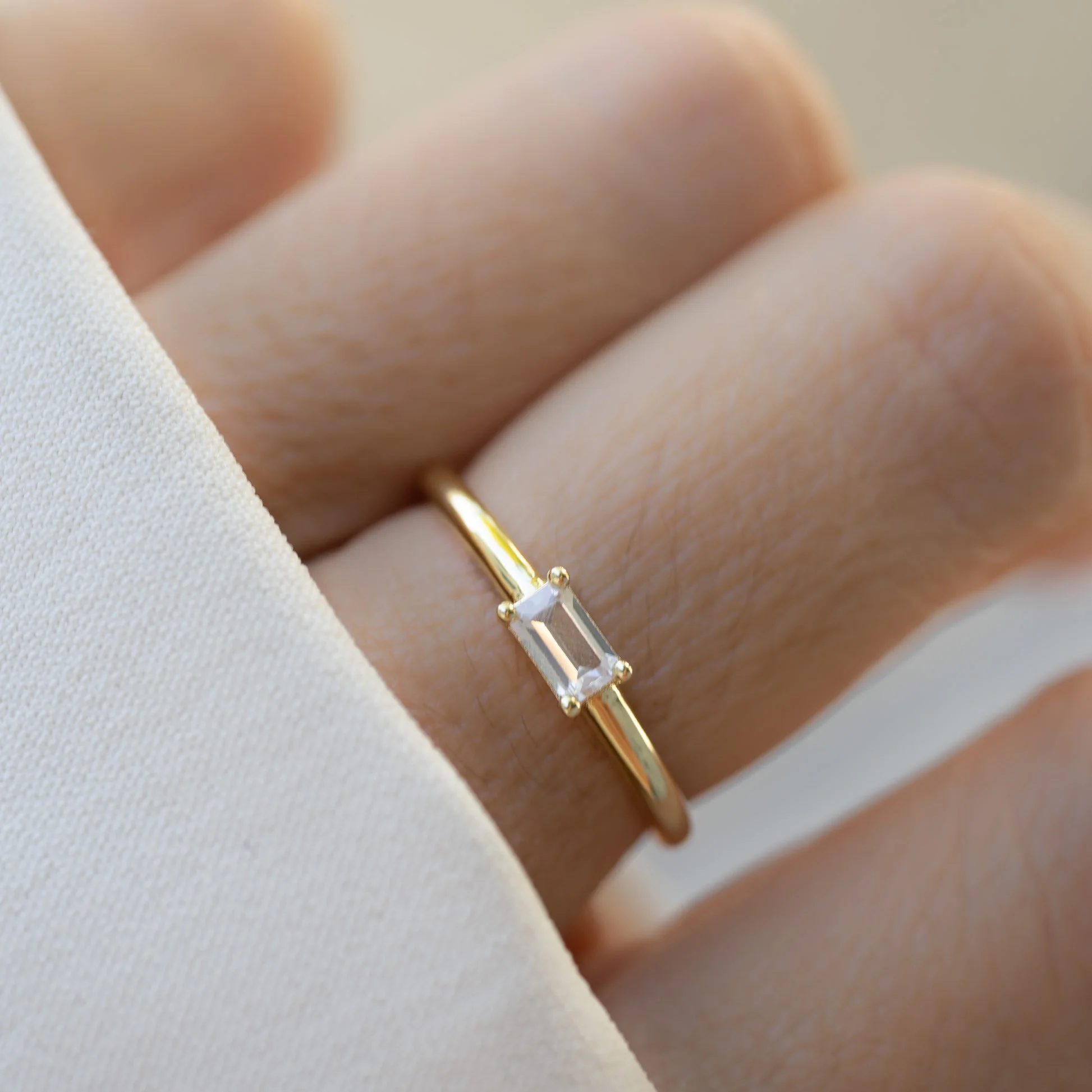Swarish Jewels Lori Baguette Ring - Image 7