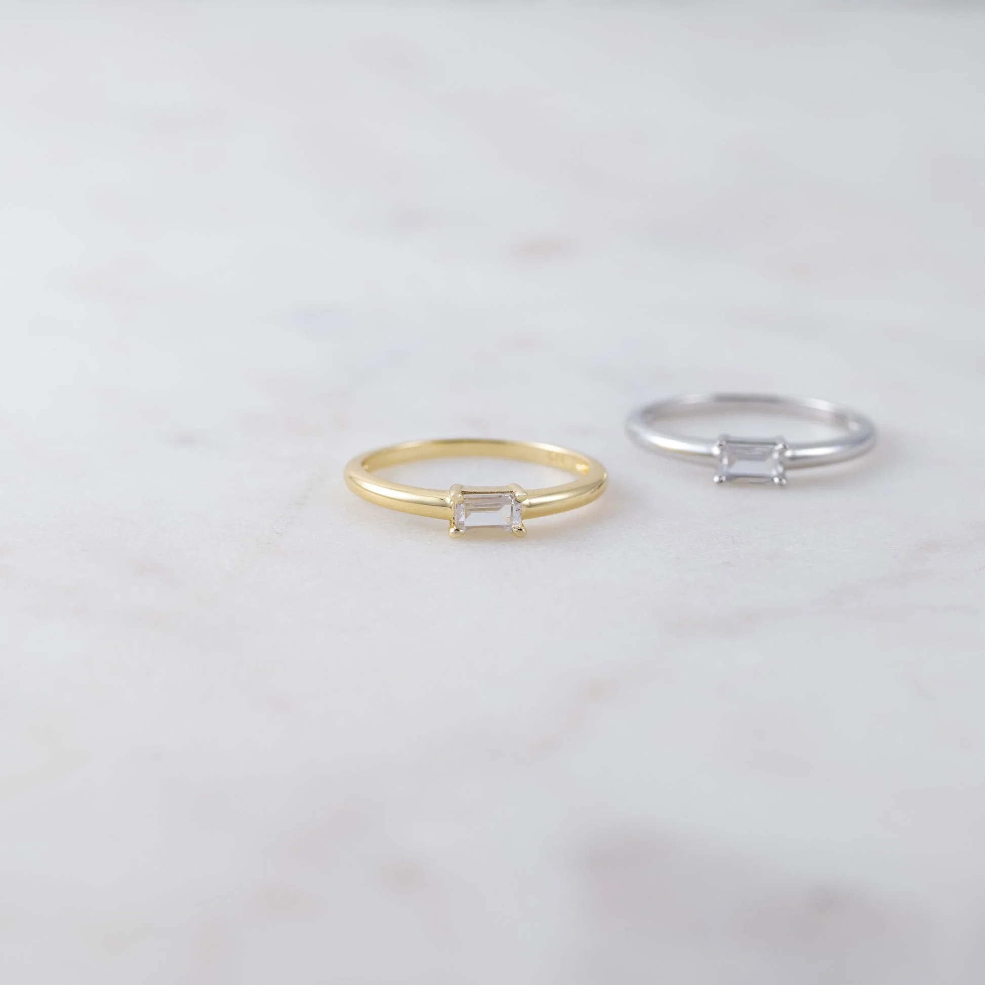 Swarish Jewels Lori Baguette Ring - Image 6