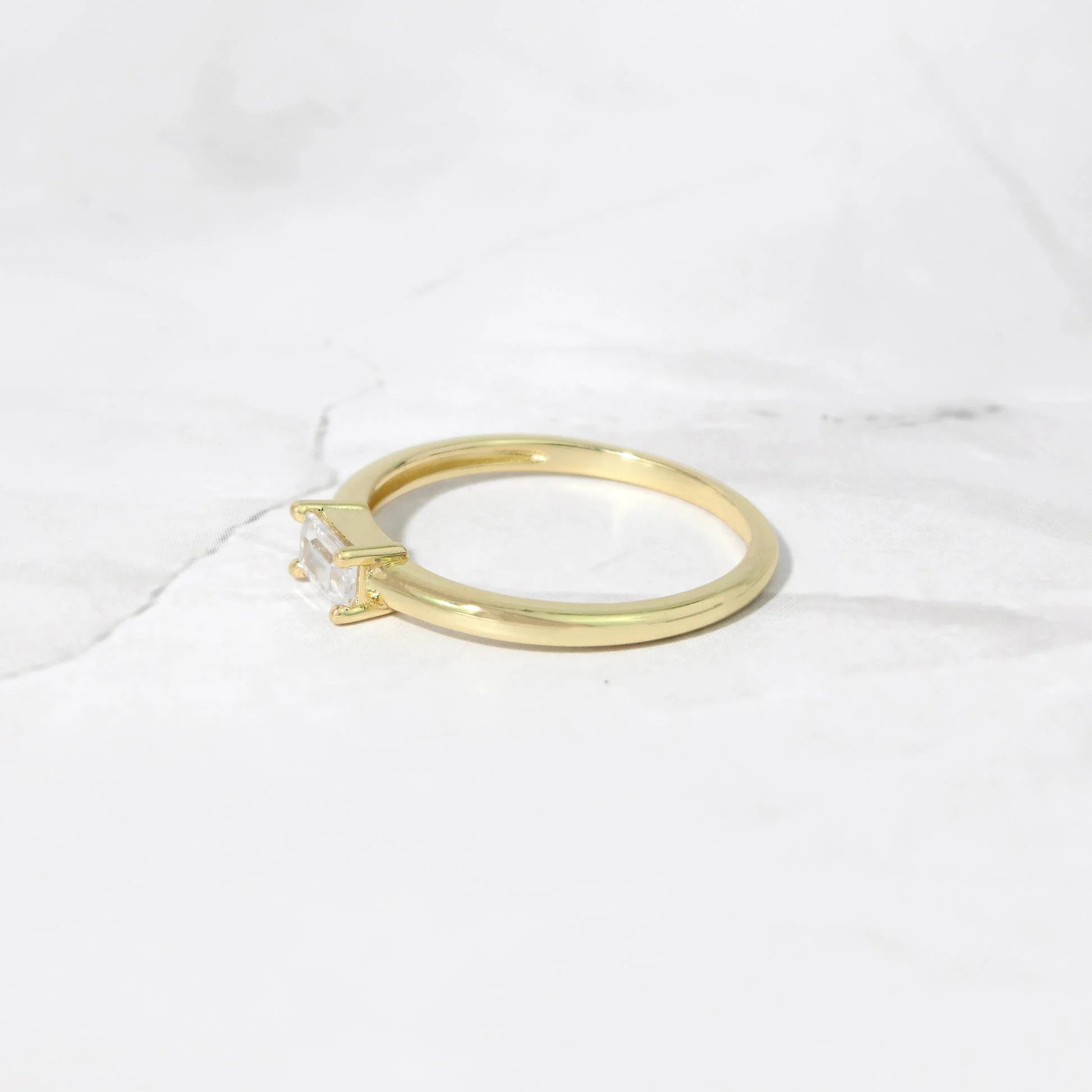Swarish Jewels Lori Baguette Ring - Image 4