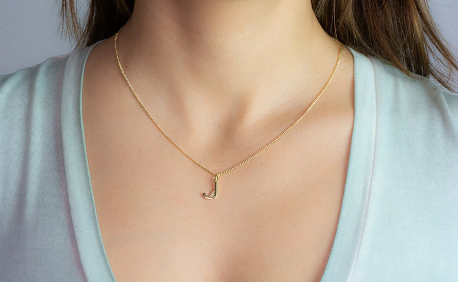 Swarish Jewels Plain Initial Necklaces - Image 3