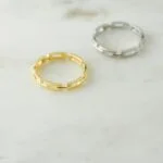 Swarish Jewels Square Link Ring - Image 2