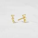 925 Silver Ear Climber Studs - Image 3