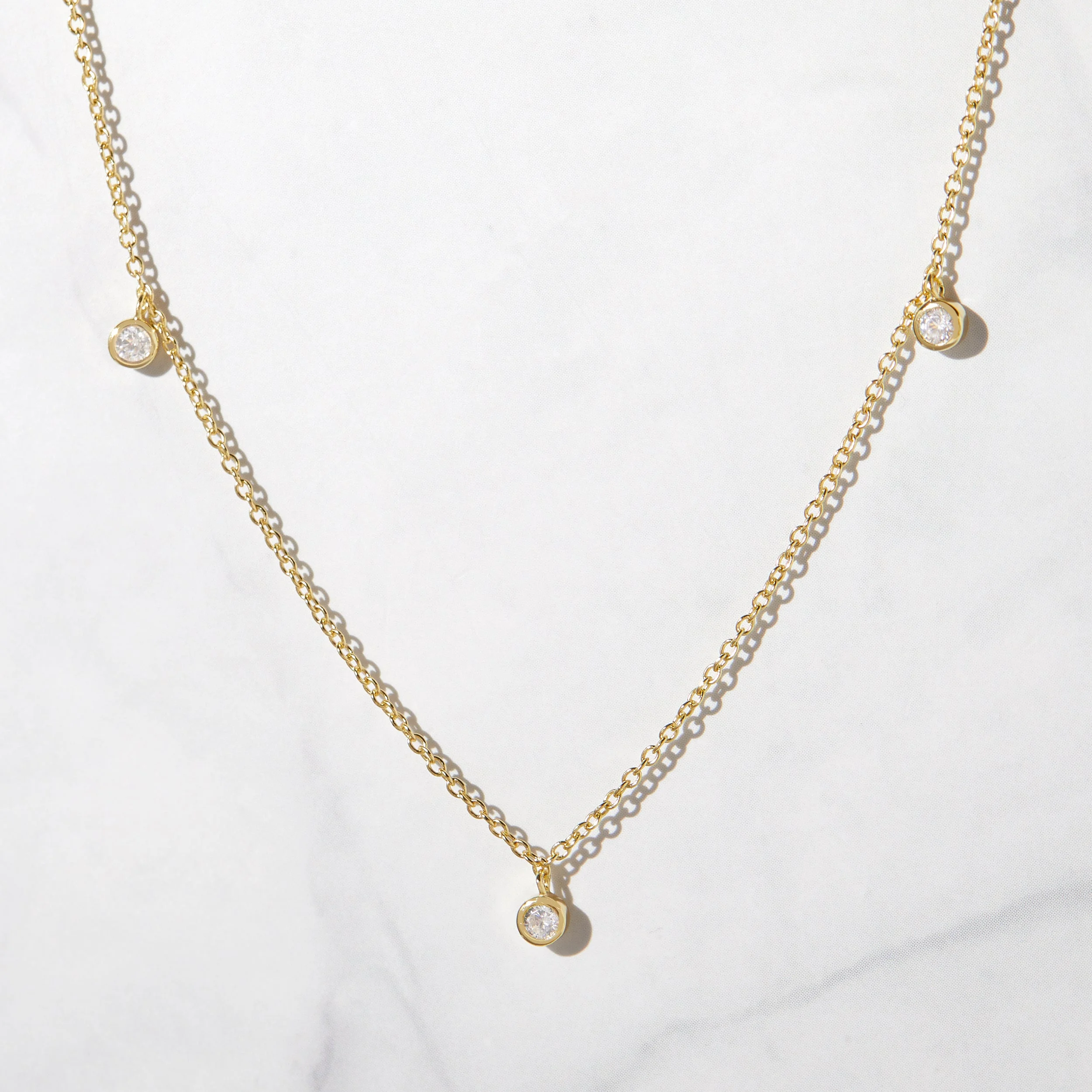Bezel Charm Necklace