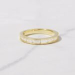 Bezeled Baguette Ring