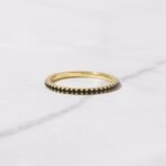 Black CZ Eternity Ring