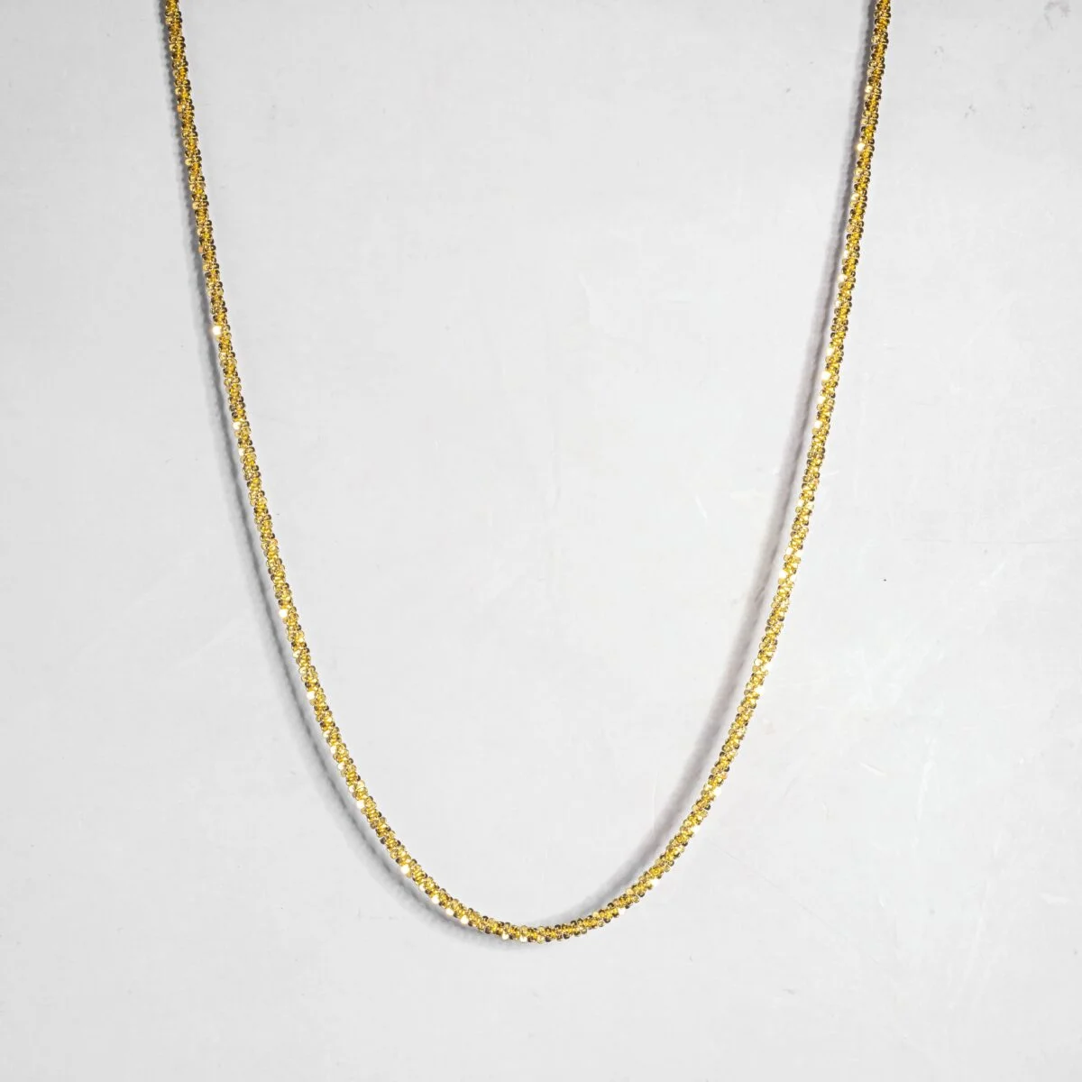 Diamond Cut Chain Necklace