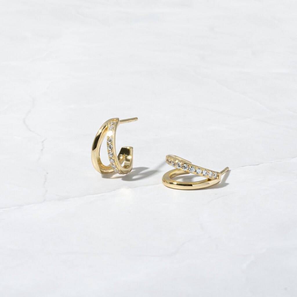 Double Diamond Hoops